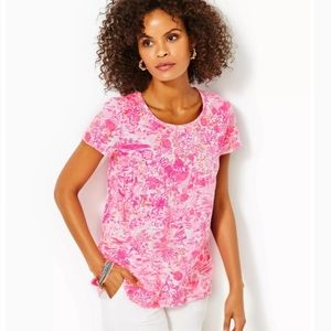 Lilly Pulitzer Etta Scoopneck Top